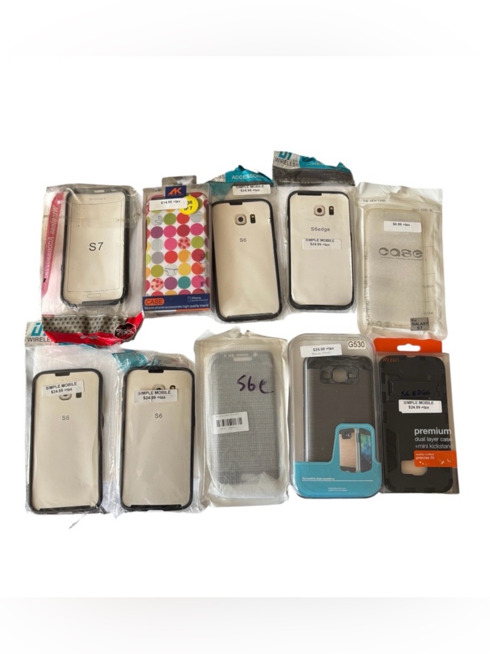 NWT Lot of 10 New Cell Phone Covers. Brand new in Bag.
